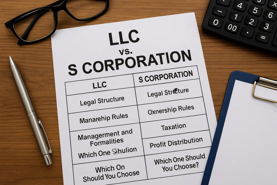 LLC vs. S Corporation Key Differences Every Business Owner Should Know